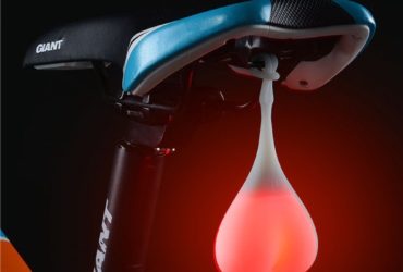 Lampu sepeda bentuk hati
