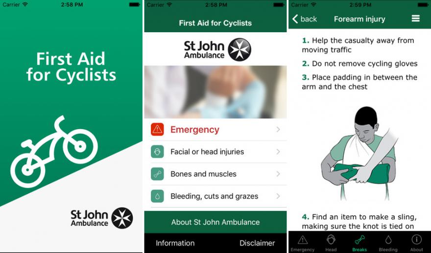 First Aid for Cyclists App