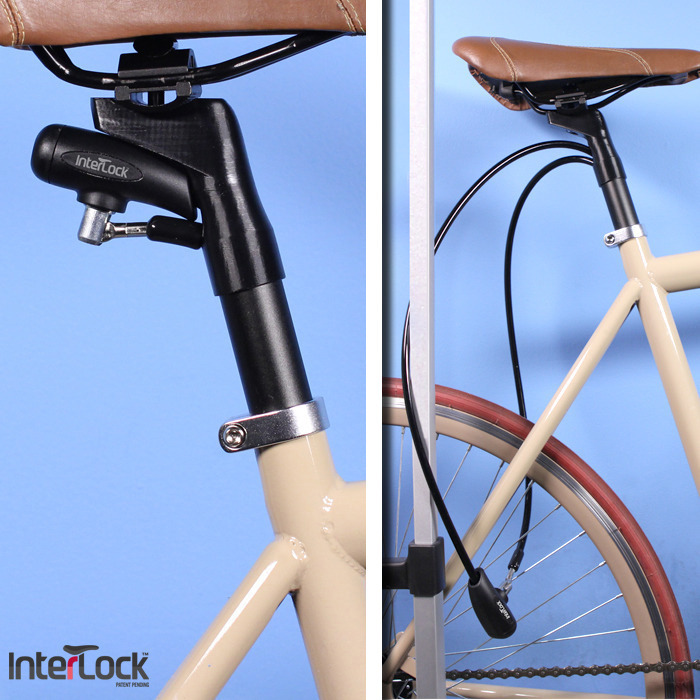 Interlock - Gembok sepeda yang disimpan dalam seat post