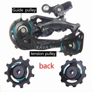 Guide dan tension pulley derailleur belakang sepeda