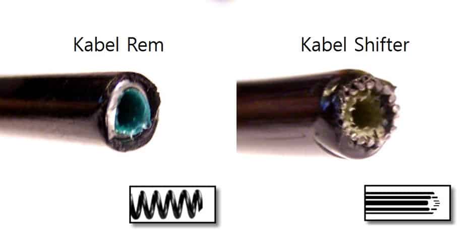 Perbedaan kabel rem dengan kabel shifter