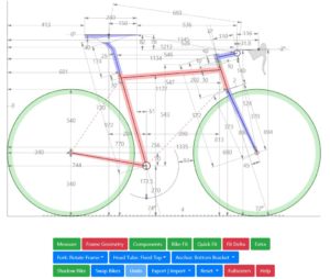 Kalkulator dimensi rangka - bikegeocalc.com