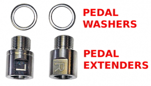 Pedal extender dan pedal washer