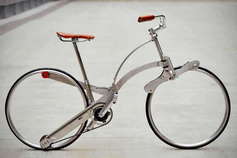 Sepeda dengan roda tanpa jari-jari