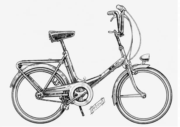 Sepeda mini dengan frame U