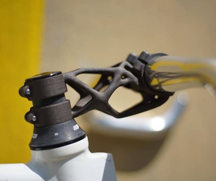 Contoh stem sepeda hasil print 3D