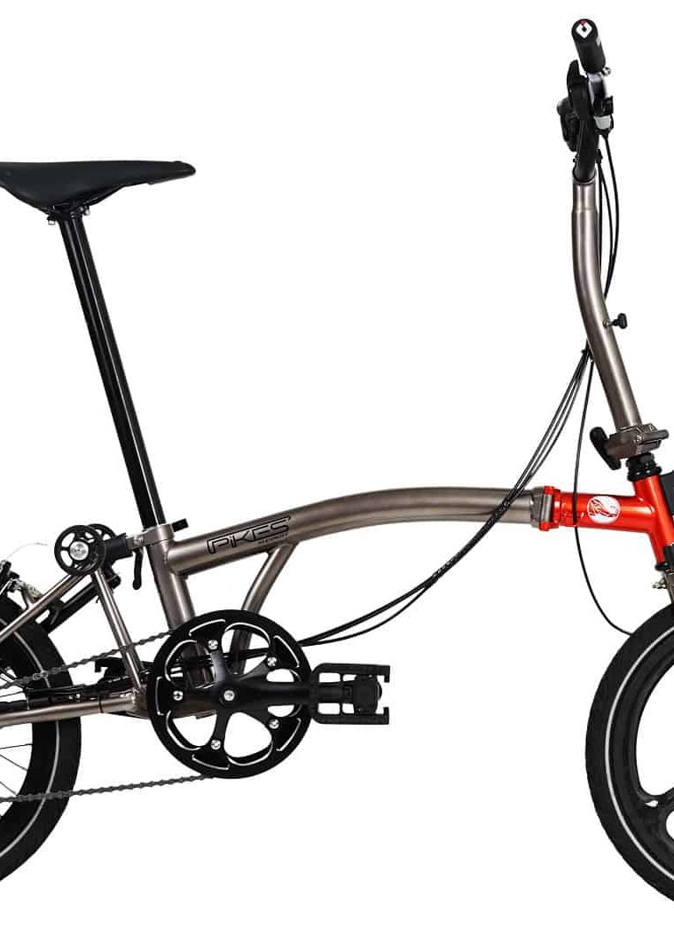 Sepeda Lipat (Seli) Element Pikes Gen 2 Red-Grey 2020